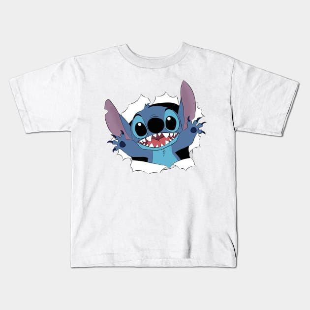 Stitch Kids T-Shirt by VinnyMoura